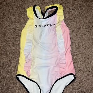 Authentic toddler girls Givenchy one piece swimsuit